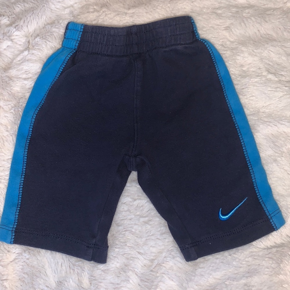 Blue Nike sweats 0-3 months